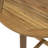 Outdoor Half-Round Folding Acacia Wood Bistro Table-79872616