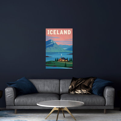 Islande, impression sur verre acrylique
