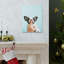 «French Bulldog Says Quiet», art mural sur toile-1991102775