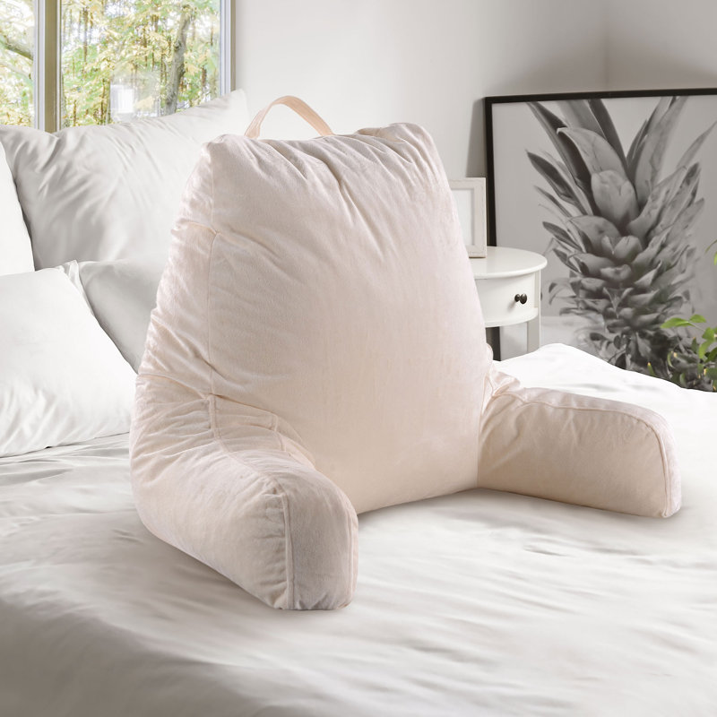 Throw Pillow, Ivory, 20" H x 12" W