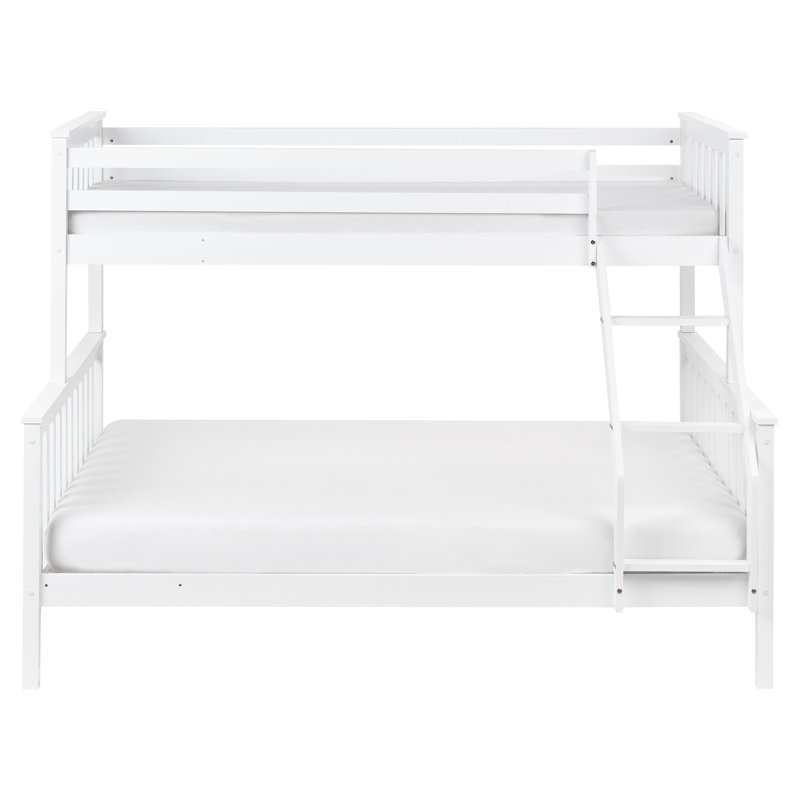 Bunk Bed Pine Wood BIERNE 90/140 x 200 cm, White