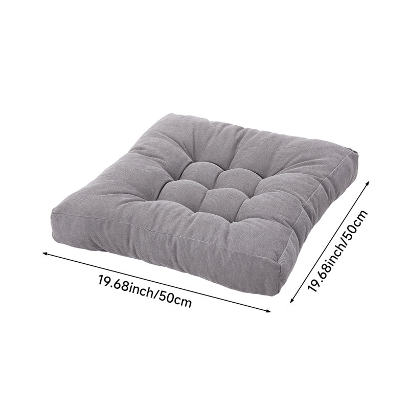 Chair Seat Cushion, Light Grey