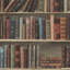  Library Bookshelf Books Shelves Classic Realistic Bookcase Wallpaper Retro