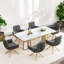Helmville Tufted Velvet Metal Armchair (1Pcs)-124817109-88737260