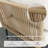 Layinsun Outdoor Patio Woven Rope Wicker Modular 5 Pieces Sectional Set With Fire Pit Table And Cushions