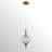 59*4.9 Antique Delicate Decorative Pattern Glass Ceiling Pendant Lighting UL Listed-617722678