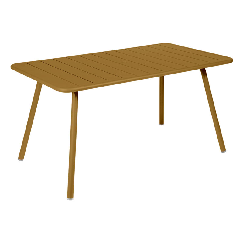 Luxembourg Outdoor Dining Table, Storm Gray, 31.5" W x 56.5" L x 29" H