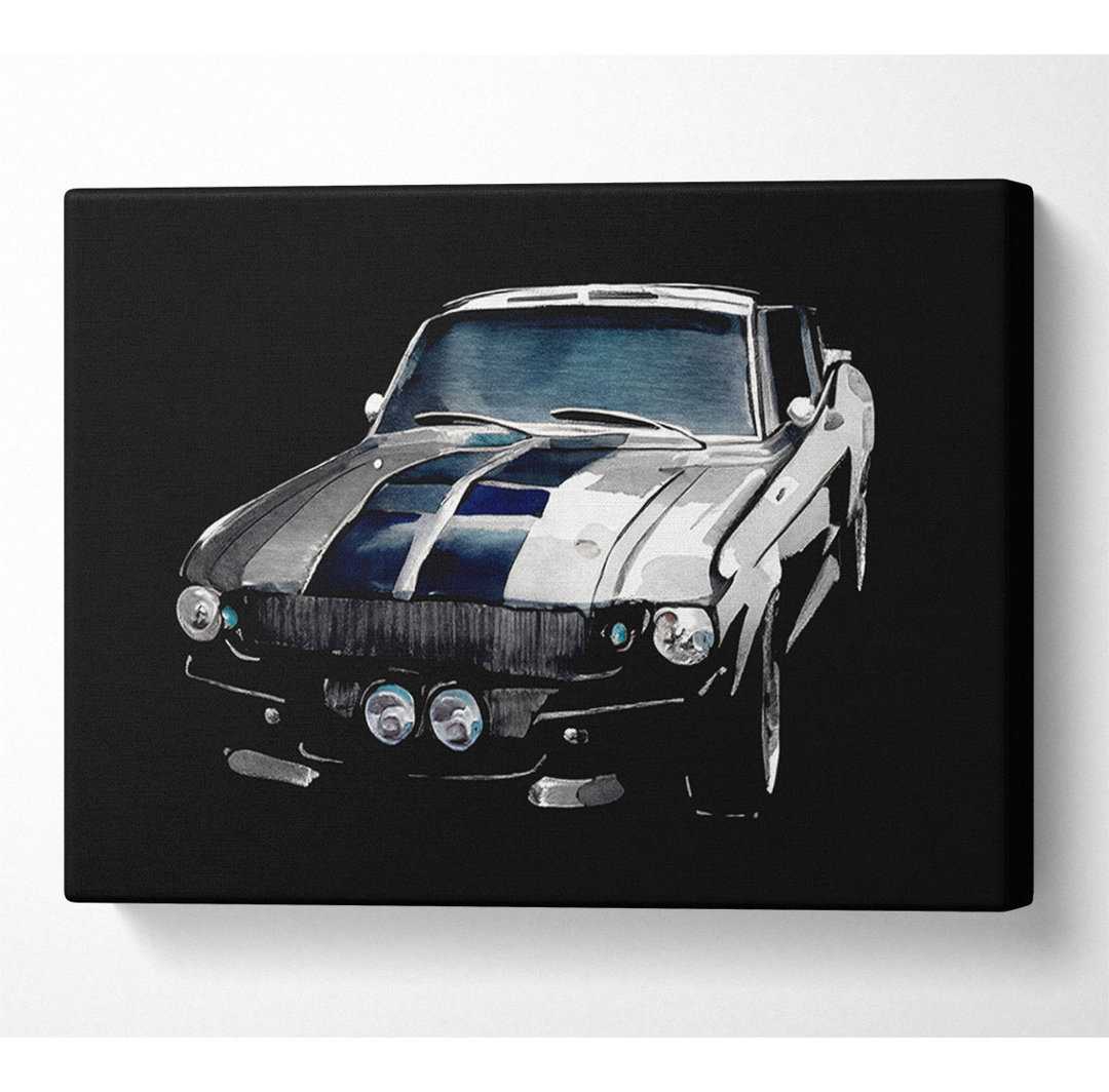 Mustang Stripes - Kunstdrucke auf Leinwand - Wrapped Canvas