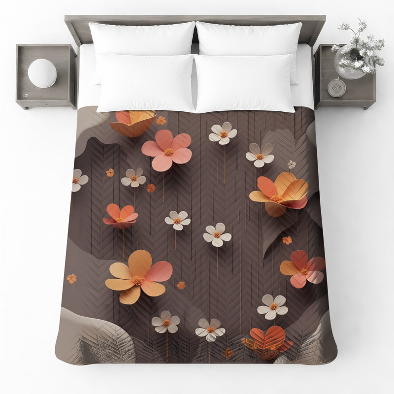 Couvre-lit matelassé en papier, Double