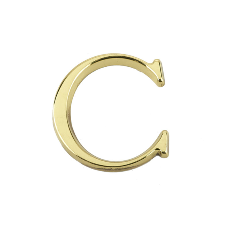 5cm H Brass House Letter, C