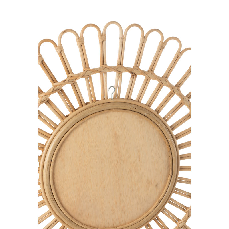 Ajayla Rattan Flat Mirror Set