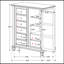 Commode 8 tiroirs Vallauris