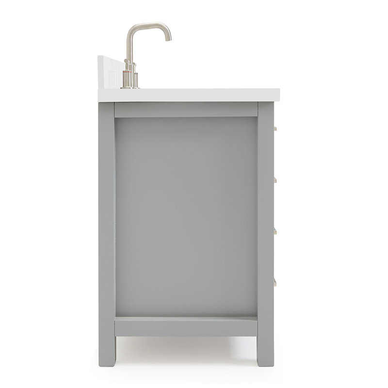 Bayhill 55'' W Single Vanity, Gray