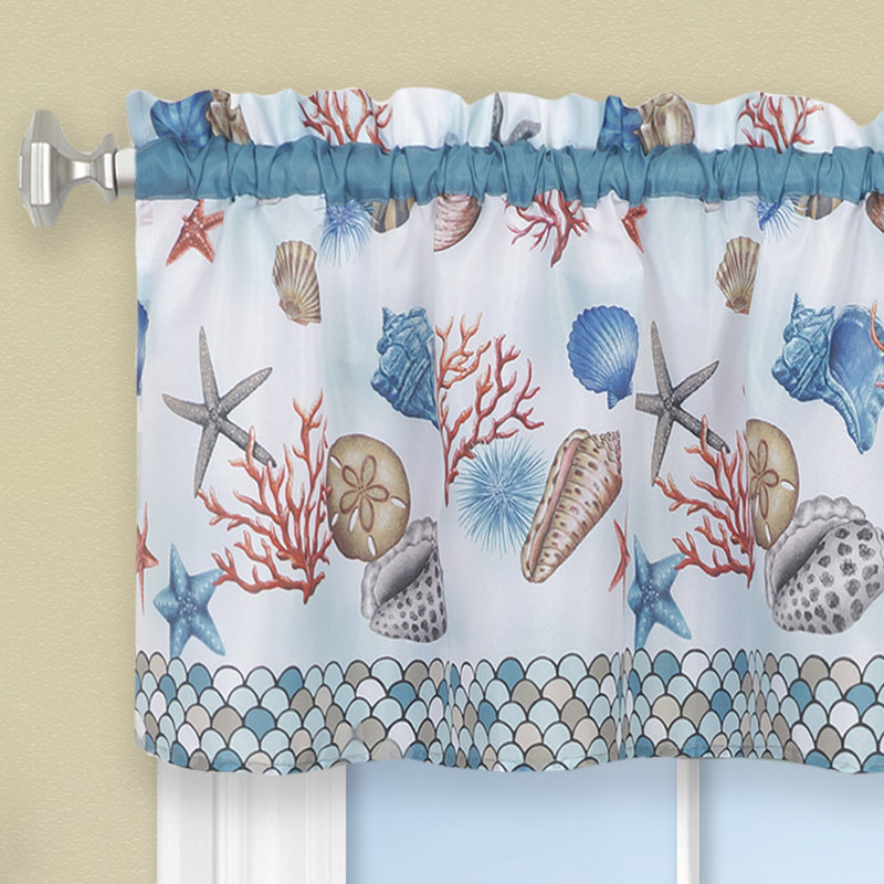 Ealing Tailored Kitchen Curtain, 36" H x 58" W