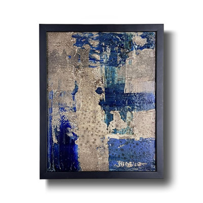 Low Tide No. 1 - Original Mixed-Media Abstract Painting by J. Kent Martin