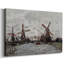 Moulins à  vent près de Zaandam – Claude Monet – Toile tendue sur châssis – 1871-989605992