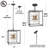 Devrick 6- Light Square/Rectangle Pedant Light