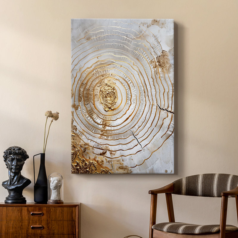 ABSTRACT Series CXLV - Cavas de galerie sur mesure, H 36 po x l 24 po