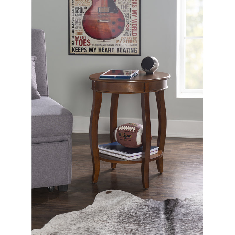 Everill End Table, Hazelnut
