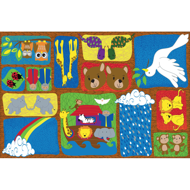 Tapis Noah's Story, Rectangle 4 pi x 6 pi