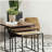 Natural Black 3-Piece Nesting Table Set
