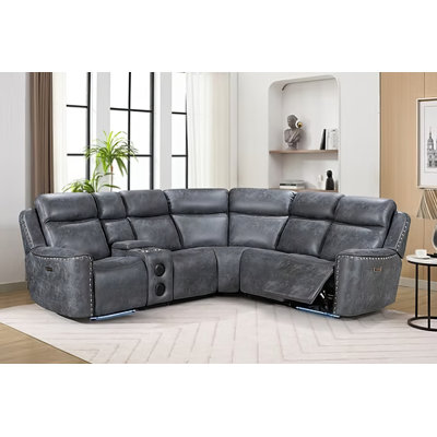 Canapé modulaire inclinable Romi Gray
