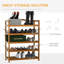 24 Pair Shoe Rack