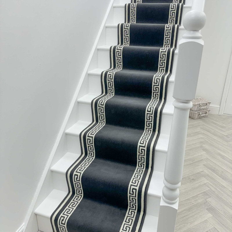 Stair Runner Geometric Area Rug, Runner 70 x 720 cm