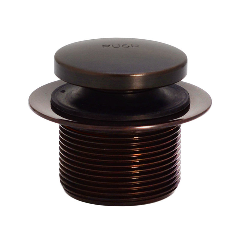 Bouchon de baignoire 1-1 / 2 "NPSM Tip-Toe - Filetage grossier, Bronze antique