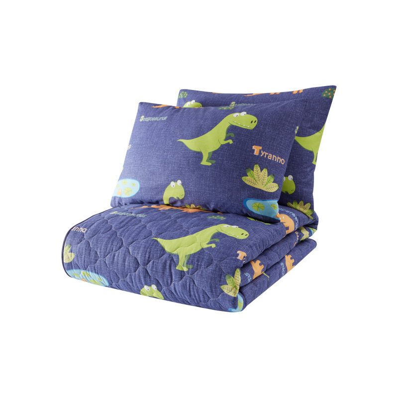 Ensemble de couvre-lit matelassé luxueux très grand, 76 x 80, 100% coton Ranforce | Comprend 2 taies d'oreiller (24 x 24) | Lavable à la machine, fermeture de l'enveloppe | Blanc élégant, bleu foncé, vert, orange et jaune, confortable et élégant