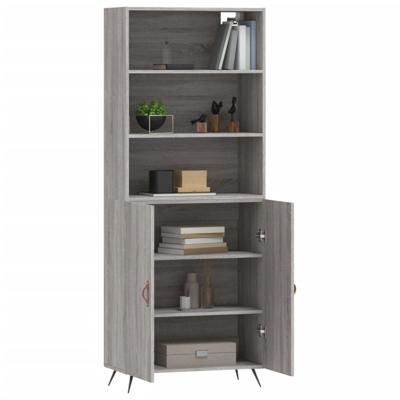 Meleya 69.5cm Sideboard, Grey Sonoma
