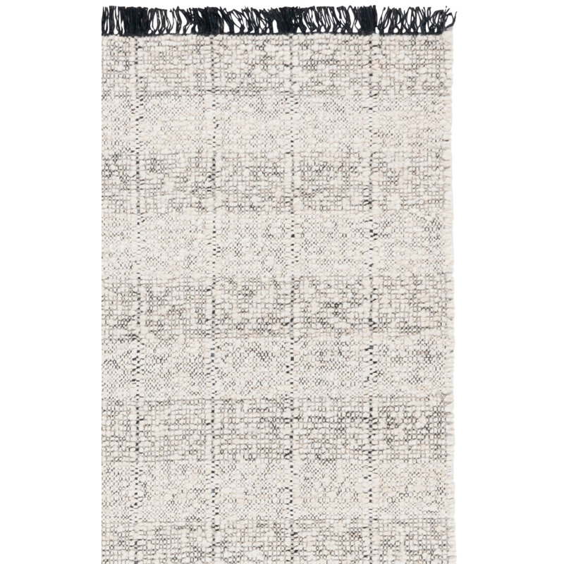 Manhattan Hand Woven Wool;Cotton Solid Color Rug, Square 6'