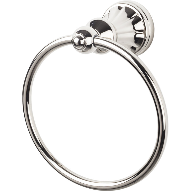 Hudson Bath  Towel Ring, Polished Nickel