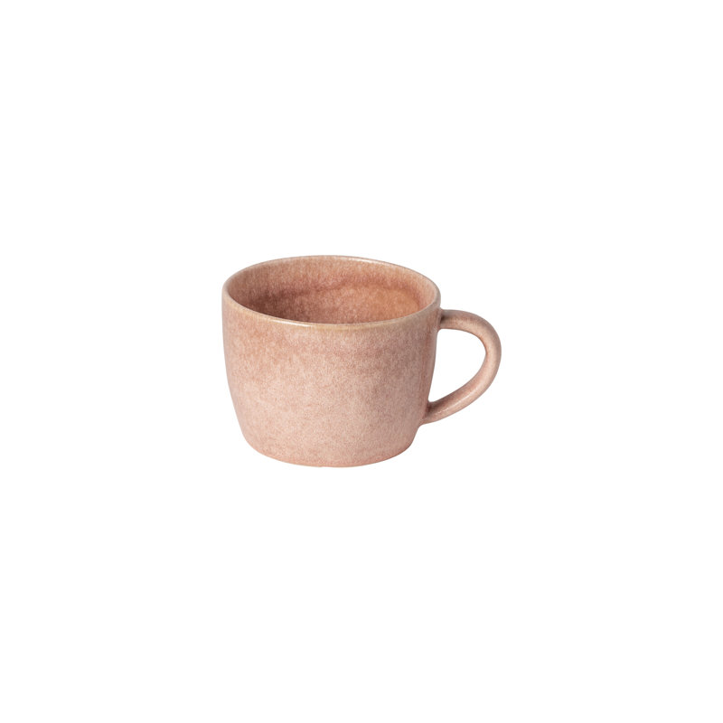Livia Handmade Stoneware Coffee Mug, Mauve Rose