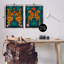 «Twin Jungle Tigers», ensemble de 2 toiles flottantes encadrées par Carrie Cantwell-596829883-596829884