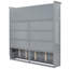 Grand lit gris avec lattes flexibles pour plus de confort-695214038-695214035
