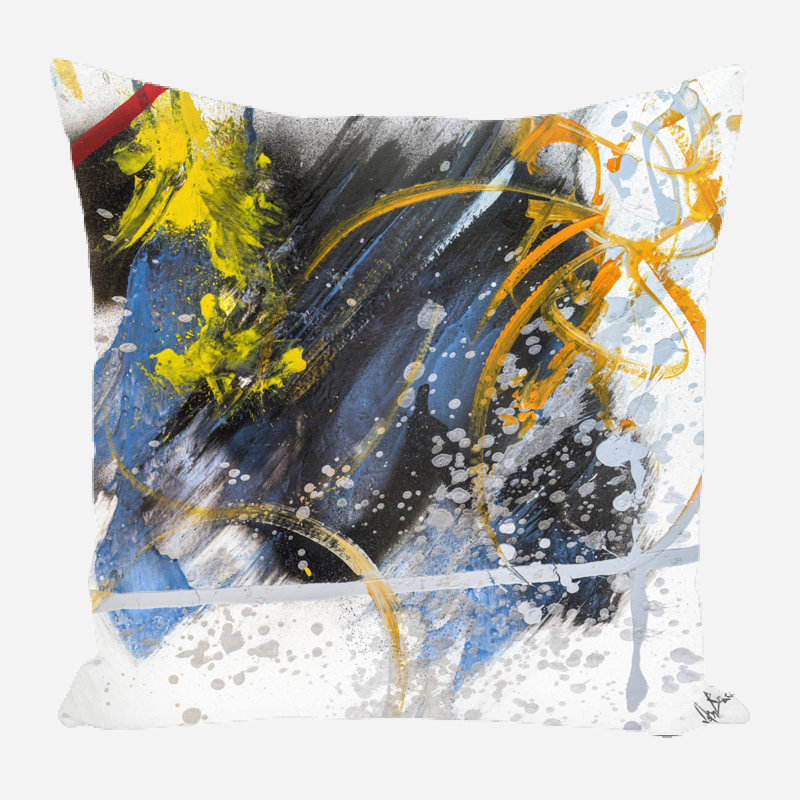 Linen Square Pillow Cover & Insert, 23" x 23"