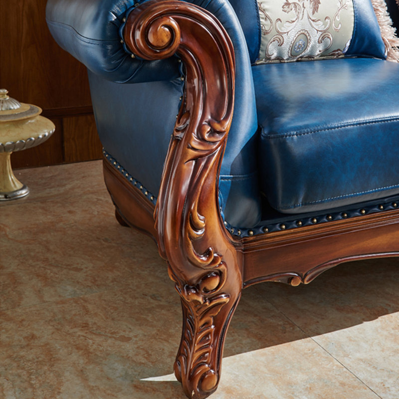 Fauteuil en cuir de vache 46,45 po