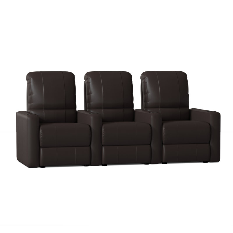 Sièges de cinéma maison configurables (rangée de 4), Espresso luxe, Manuel
