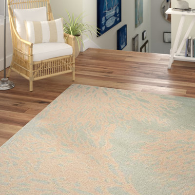 Wimborne Hand Tufted Wool Floral Rug