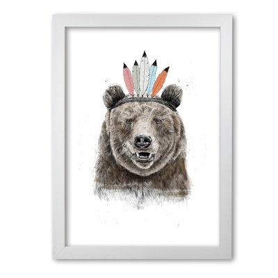 Festival Bear by Mercedes Lopes Charro - Print