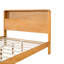 Cadre de lit Rigsby en bois pour lit king size avec tête et pied de lit à double rangement ouvert-139223120