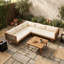 Ensemble de conversation modulaire avec coussins et table-568573602
