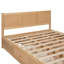 Grand lit plateforme en bois avec rangement sous le lit