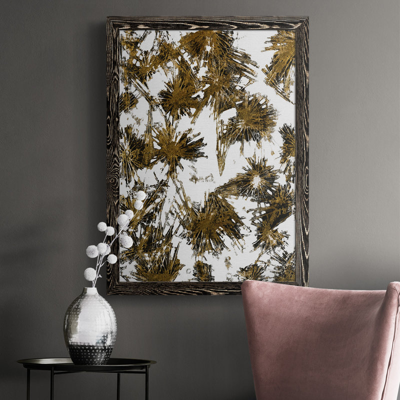 «Jamarquis Fireworks», reproduction d'art sur toile, Noir, H 43,5 po x l 31,5 po x P 1 po