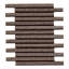 Hosowari Border 0.77" x 9" Ceramic Linear Mosaic Wall Tile