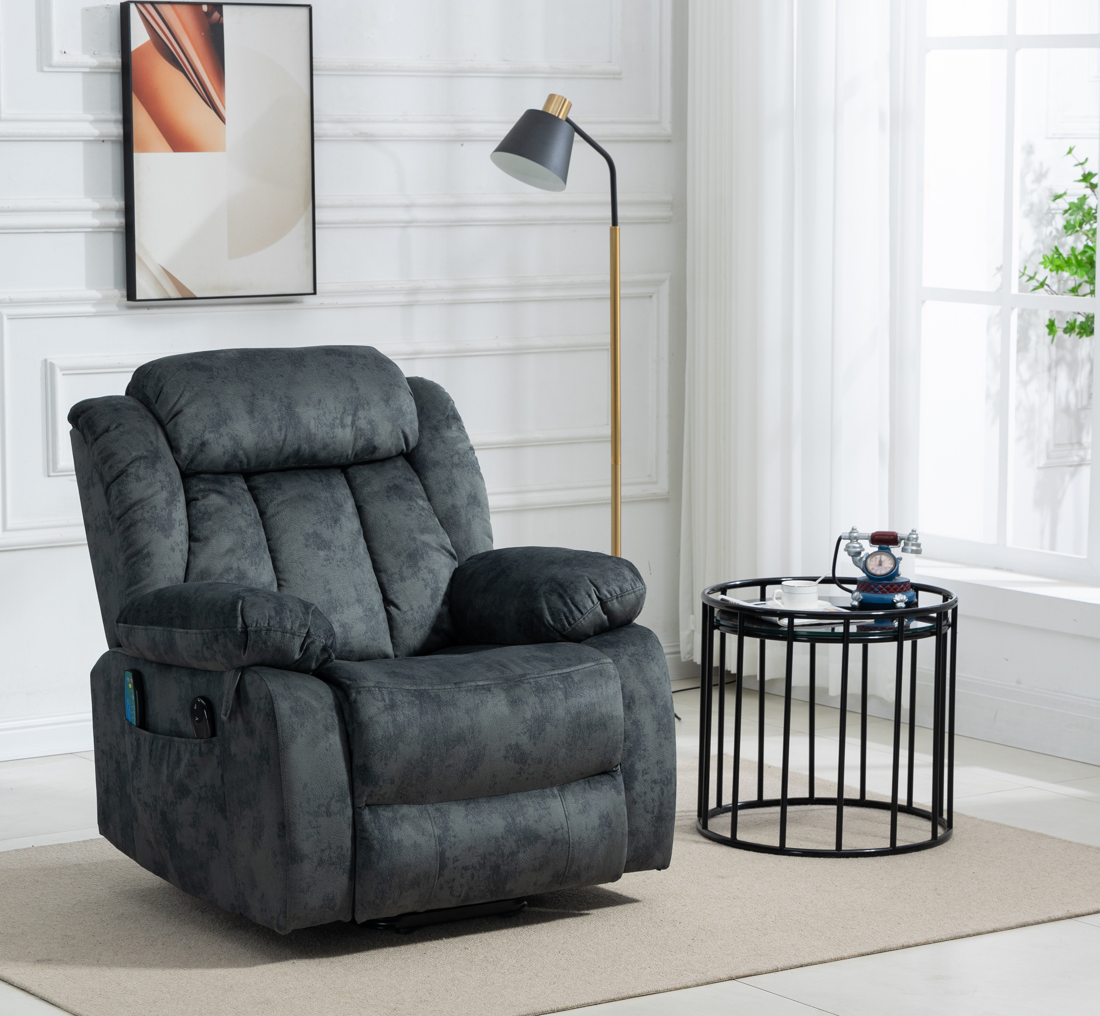 Hokku Designs Daqwan 35.5W Dual Electric Power Lift Recliner