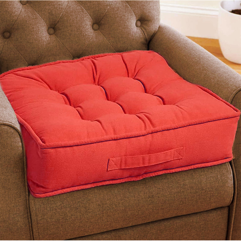 Domaingue Garden Seat Cushion, Red