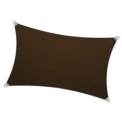 Pare-soleil rectangulaire à anneaux superposés Amgo sur mesure 260 GSM