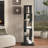 5 Tier Rotating Bookshelf, Floor Rack Simple Bookcase  With Acrylic Plate Student Multi-Function Creative Bookshelf For Living Room-554361054